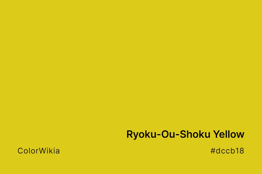 Ryoku-Ou-Shoku Yellow Color – #dccb18: Codes and Complete Breakdown