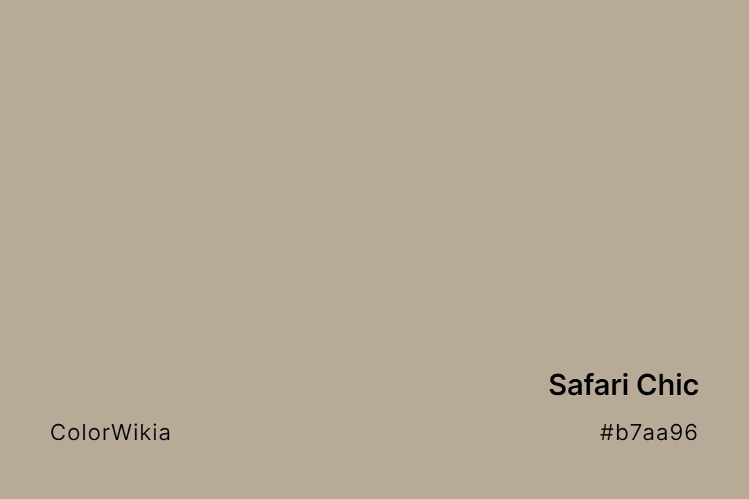 safari chic color b7aa96