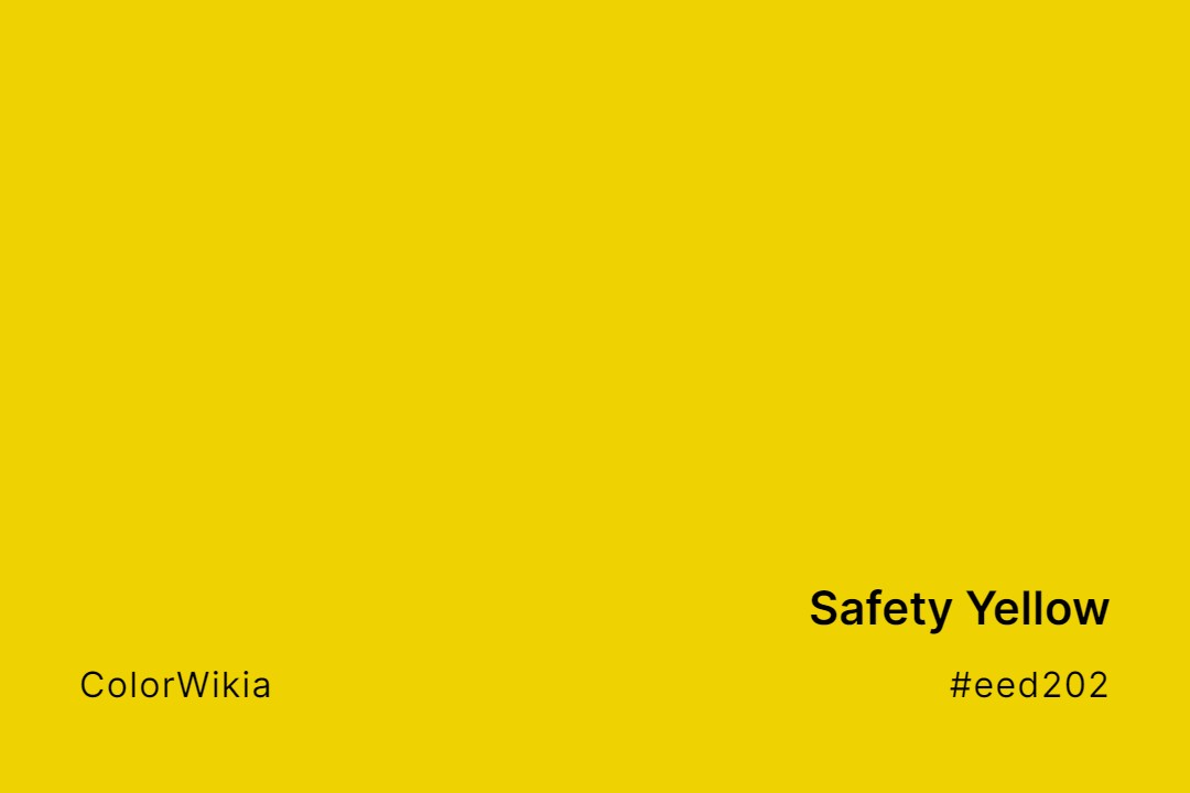 Safety Yellow Color – #eed202: Codes and Complete Breakdown