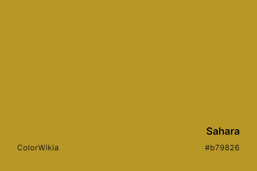 sahara color b79826
