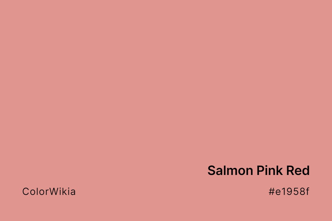 salmon pink red color e1958f