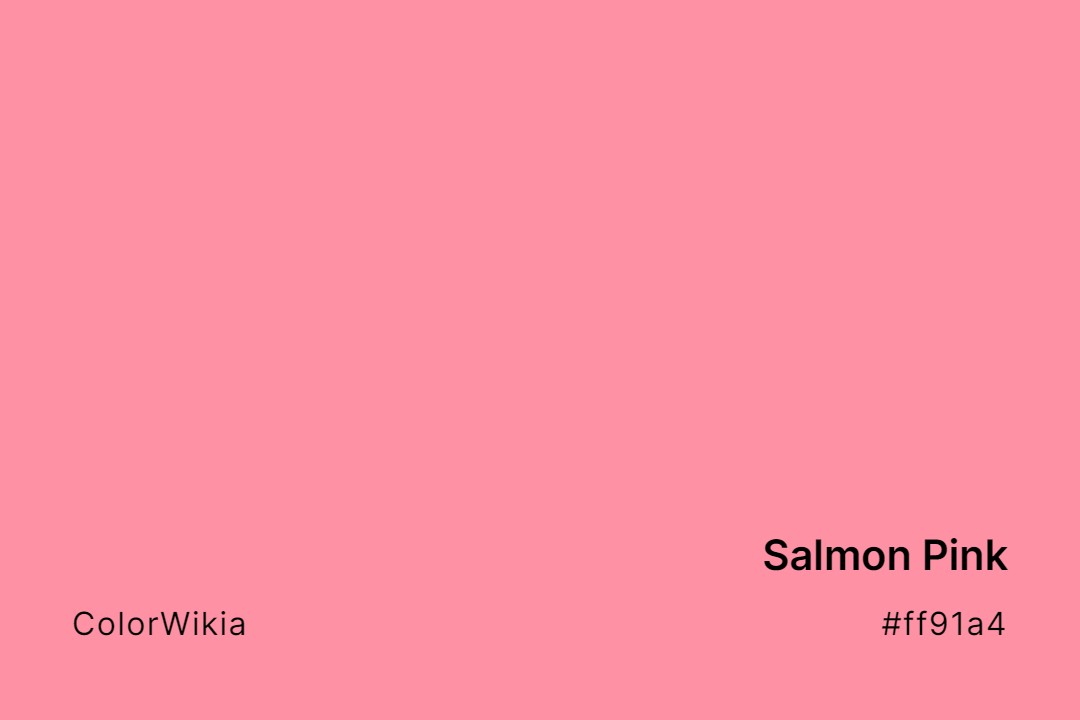 salmon pink color ff91a4