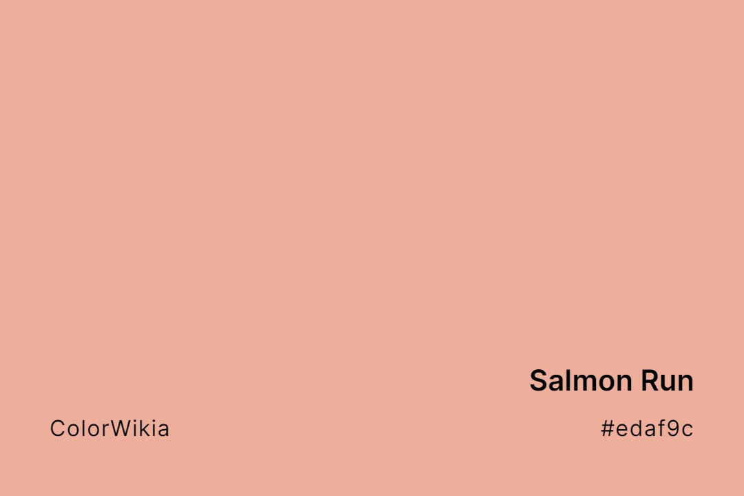 salmon run color edaf9c