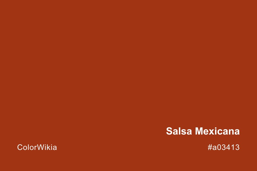 salsa mexicana color a03413