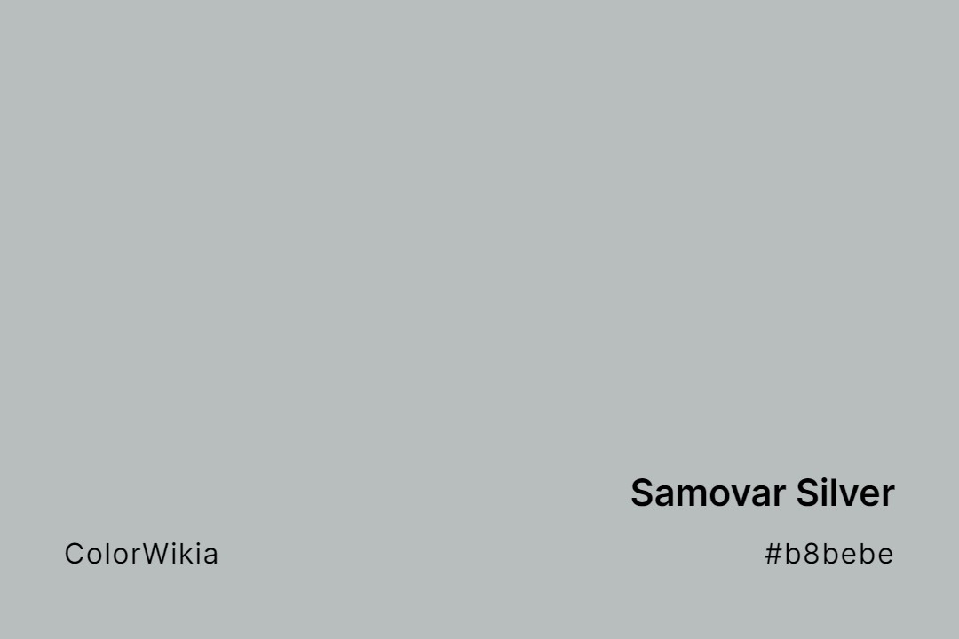 samovar silver color b8bebe