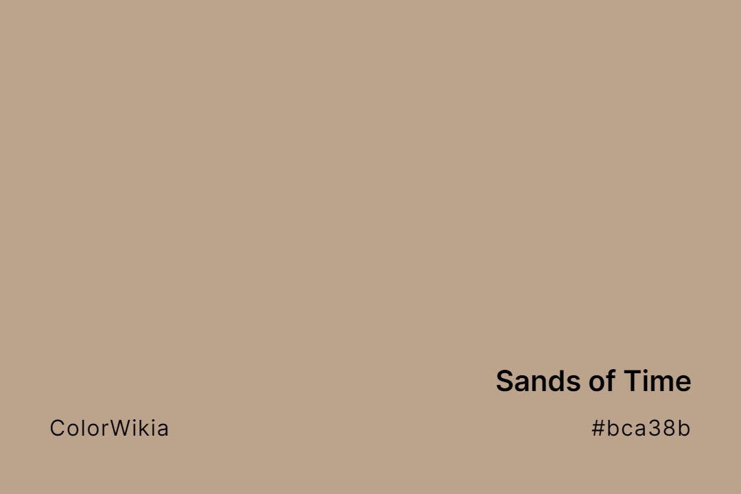 sands of time color bca38b