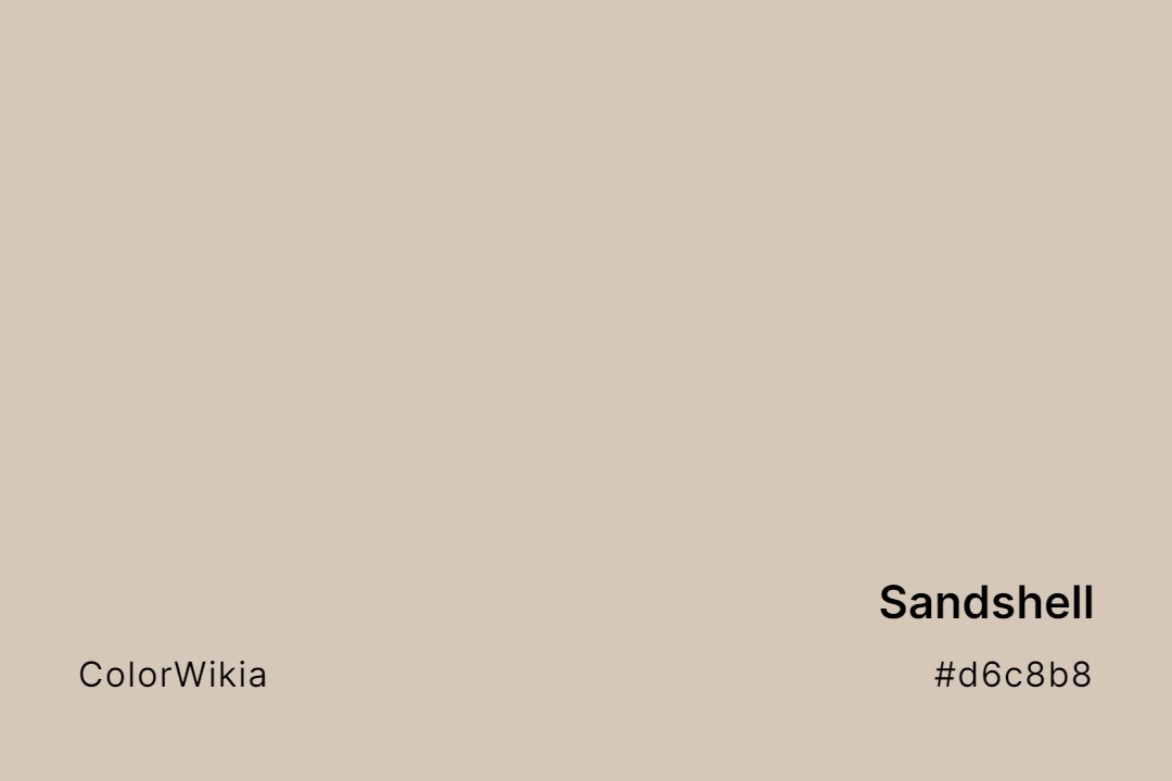 Sandshell Color – #d6c8b8: Codes and Complete Breakdown