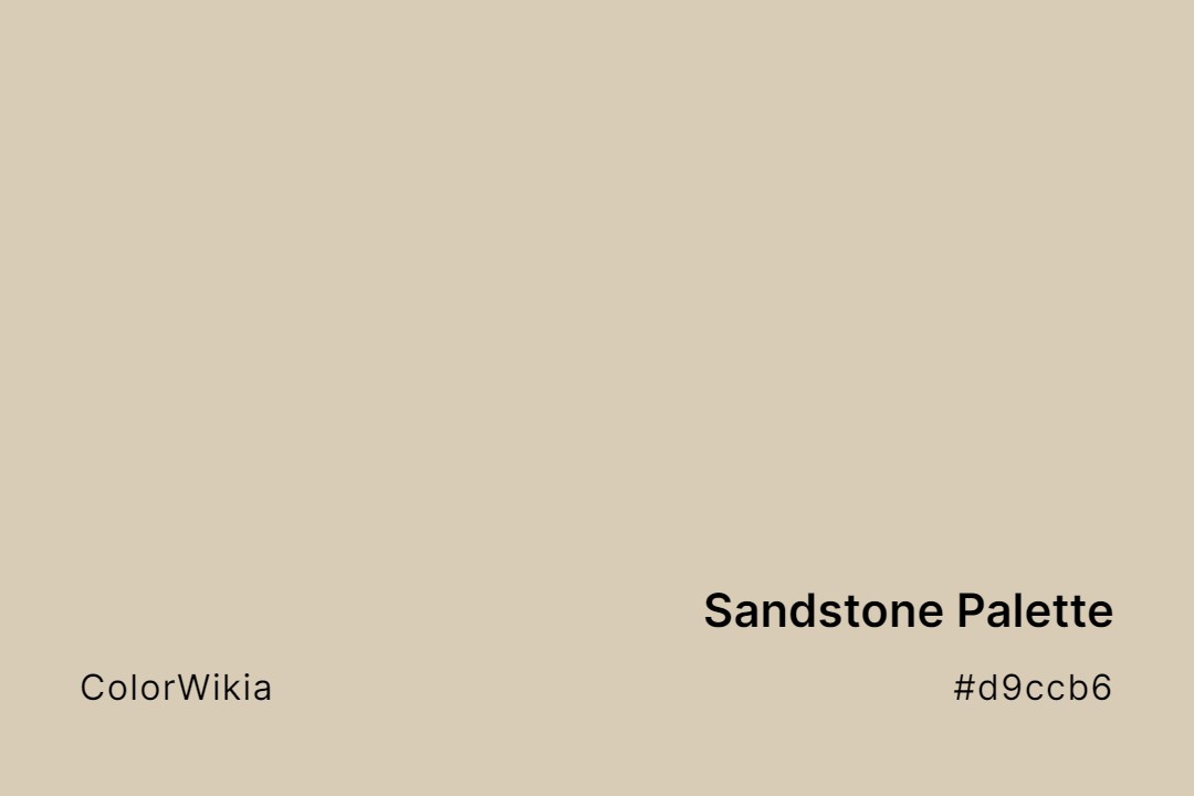 sandstone palette color d9ccb6
