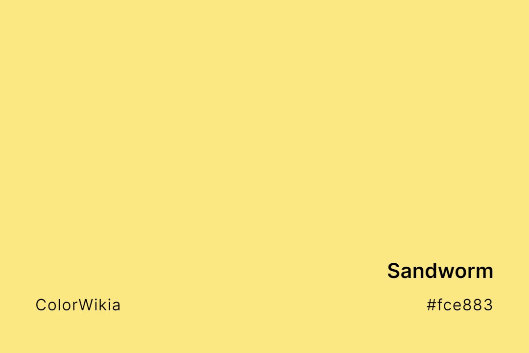 Sandworm Color – #fce883: Codes and Complete Breakdown