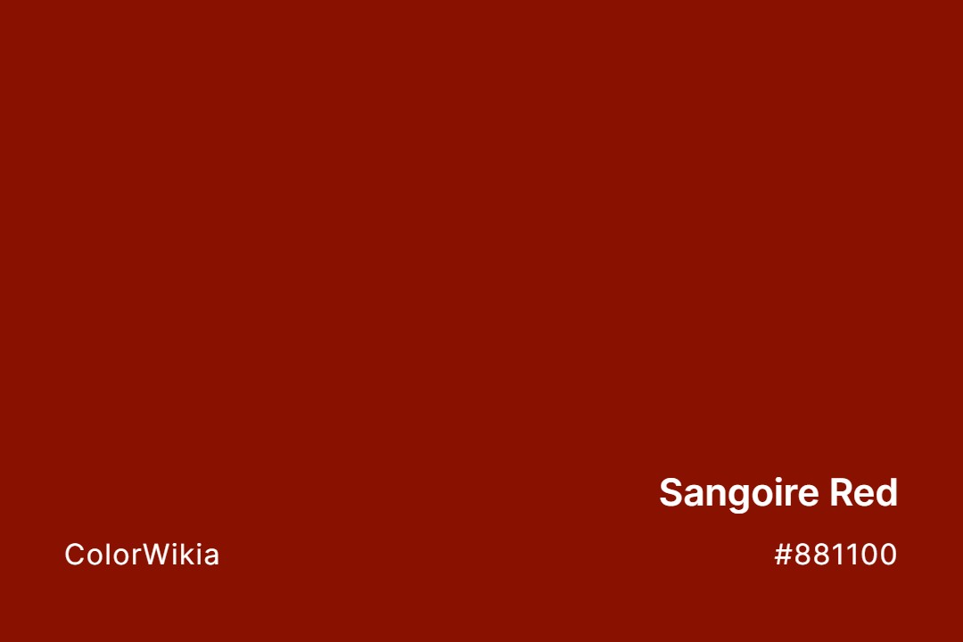 Sangoire Red Color – #881100: Codes and Complete Breakdown
