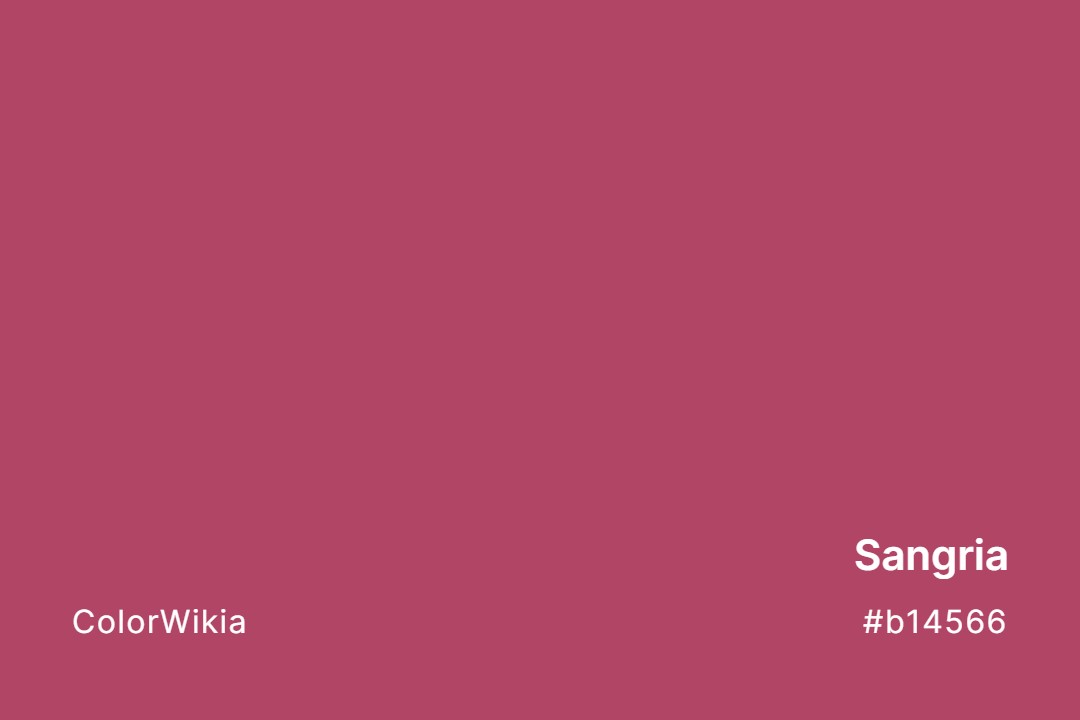 sangria color b14566