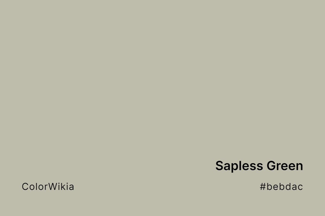 Sapless Green Color – #bebdac: Codes and Complete Breakdown