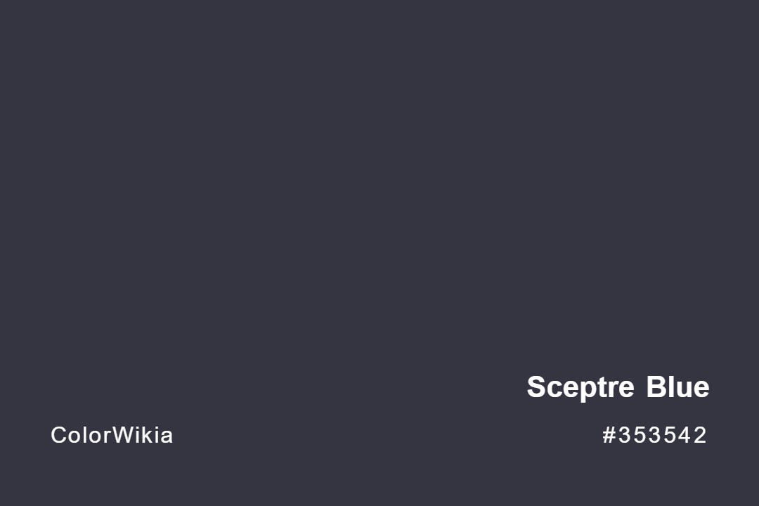 Sceptre Blue Color – #353542: Codes and Complete Breakdown