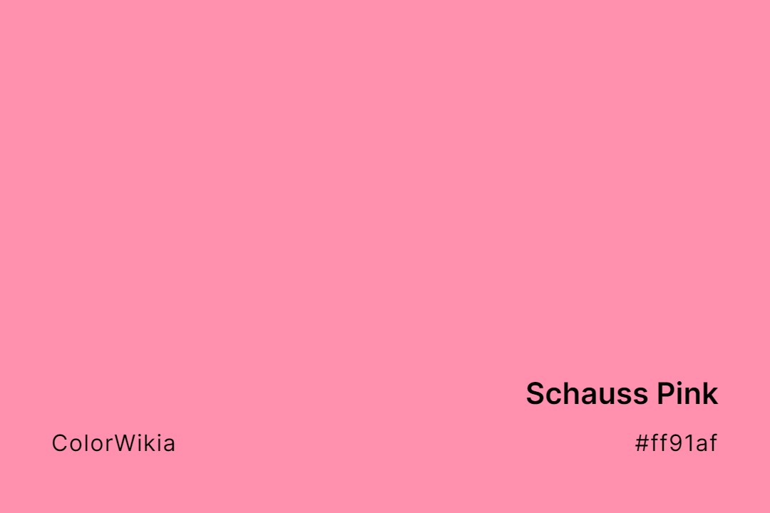 Schauss Pink Color – #ff91af: Codes and Complete Breakdown