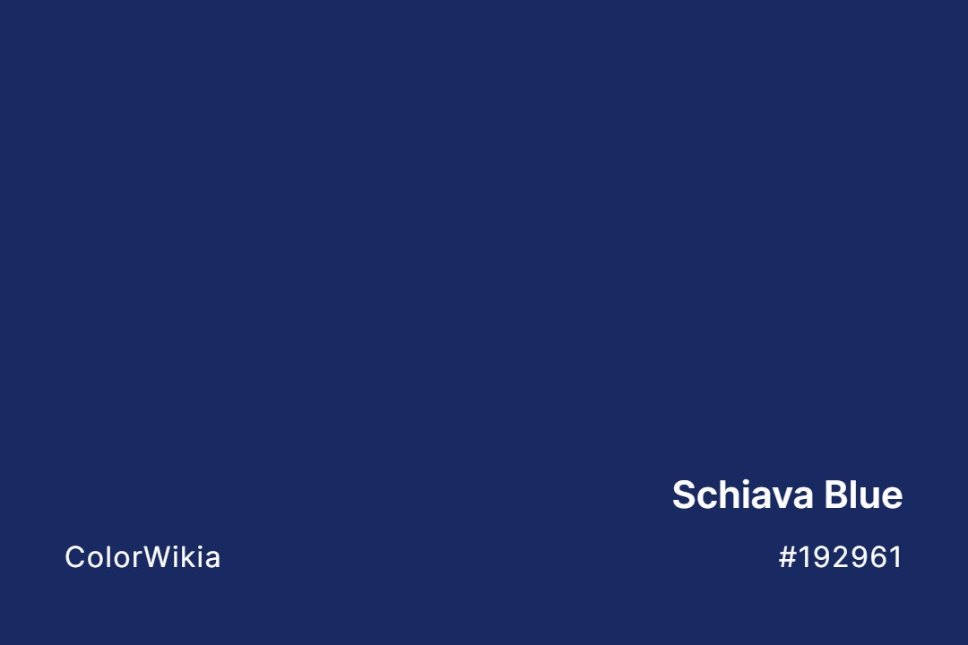 Schiava Blue Color – #192961: Codes and Complete Breakdown