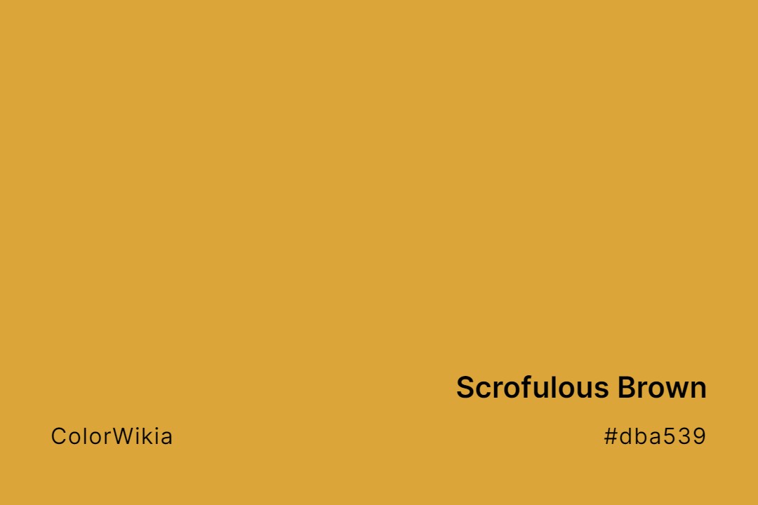 Scrofulous Brown Color – #dba539: Codes and Complete Breakdown
