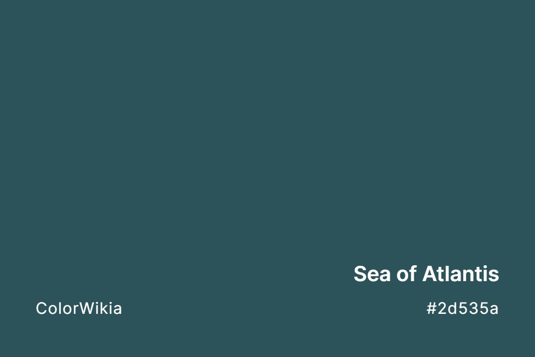sea of atlantis color 2d535a