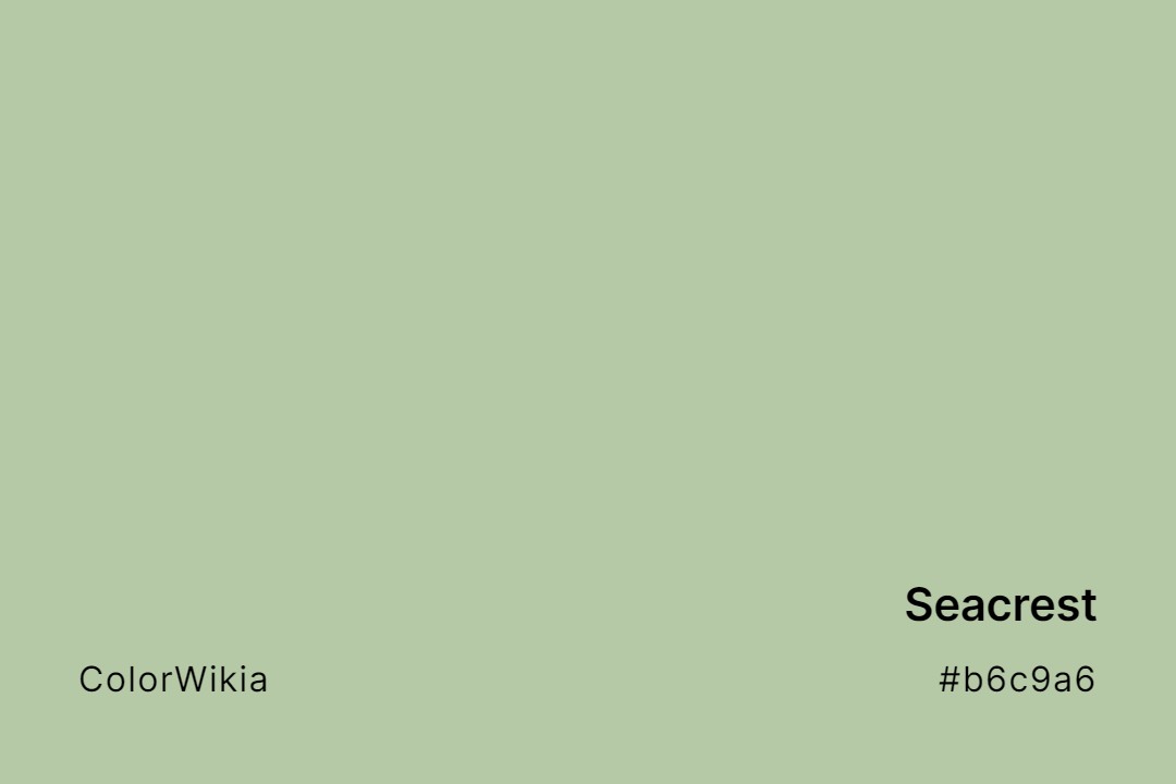 Seacrest Color – #b6c9a6: Codes and Complete Breakdown