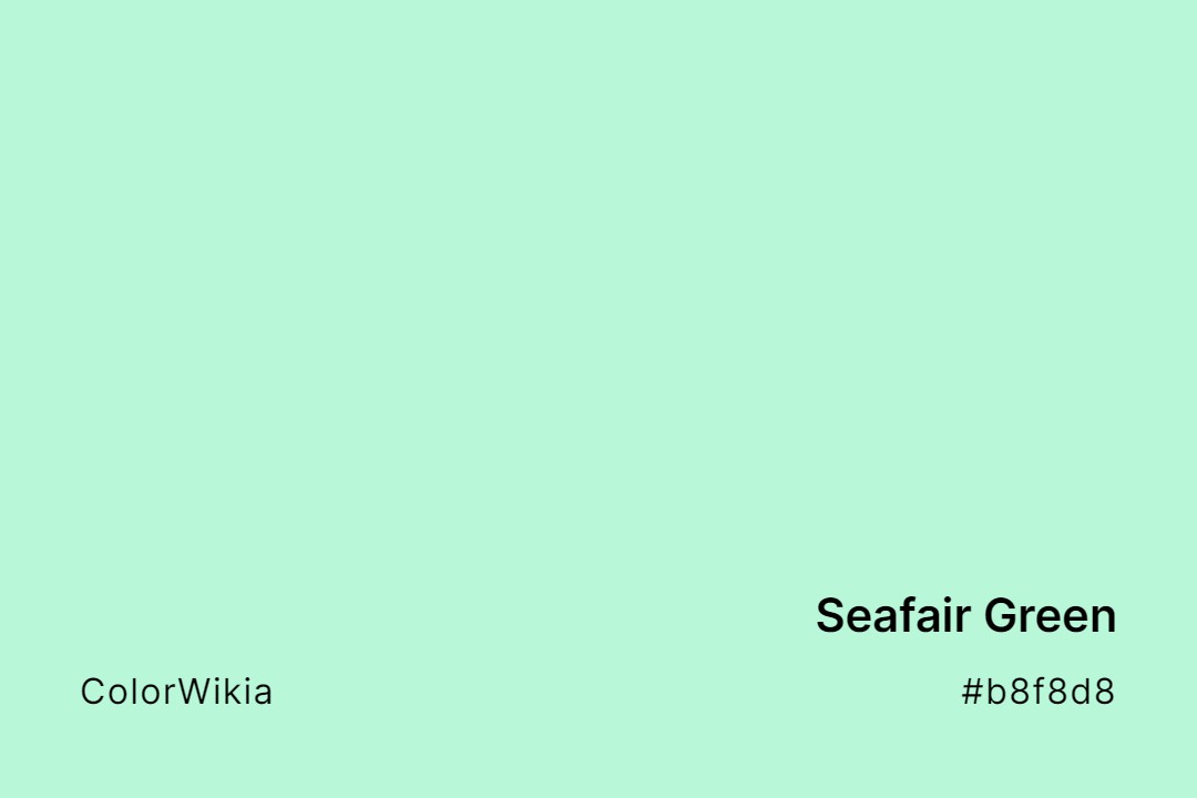 Seafair Green Color – #b8f8d8: Codes and Complete Breakdown