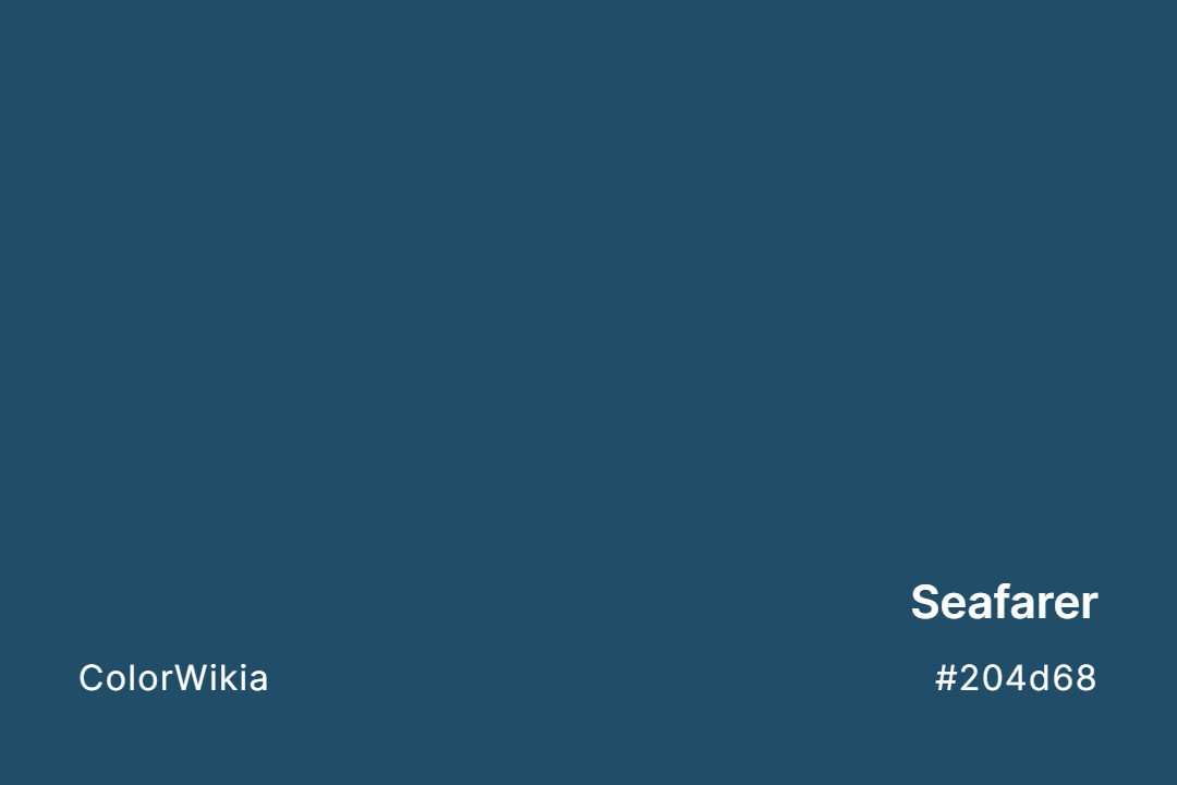 Seafarer Color – #204d68: Codes and Complete Breakdown
