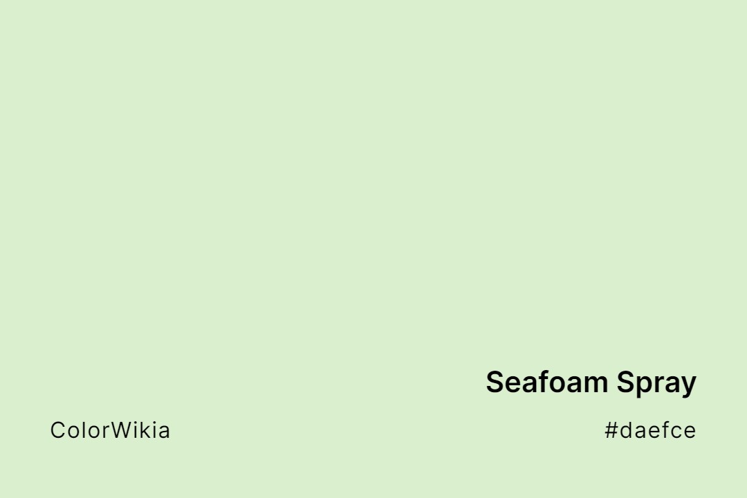 seafoam spray color daefce