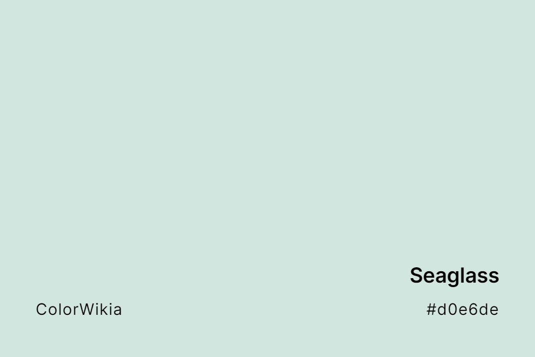 Seaglass Color – #d0e6de: Codes and Complete Breakdown