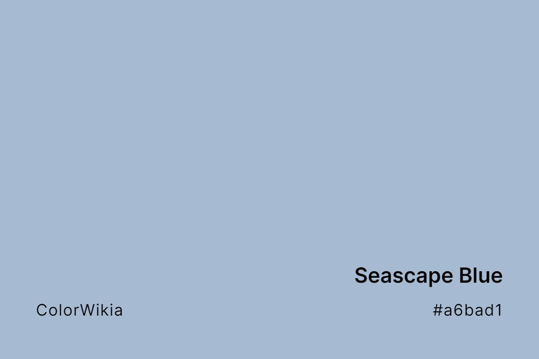 Seascape Blue Color – #a6bad1: Codes and Complete Breakdown
