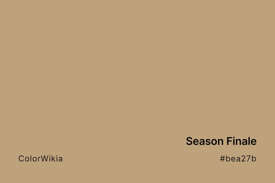 Season Finale Color – #bea27b: Codes and Complete Breakdown