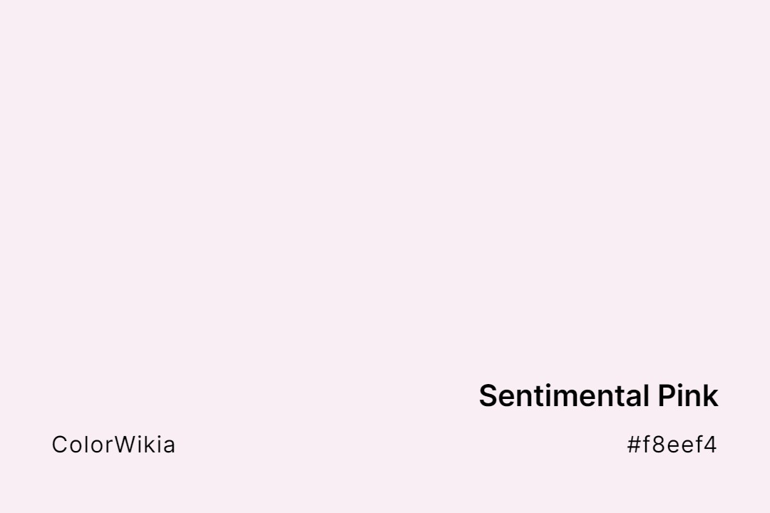 Sentimental Pink Color – #f8eef4: Codes and Complete Breakdown