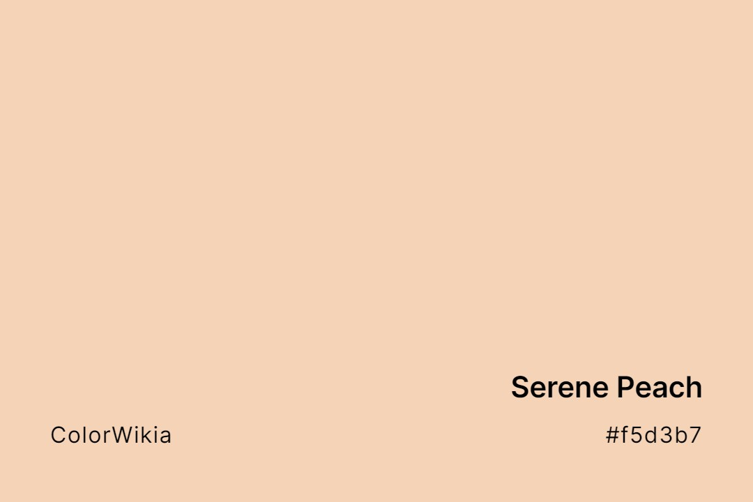 Serene Peach Color – #f5d3b7: Codes and Complete Breakdown