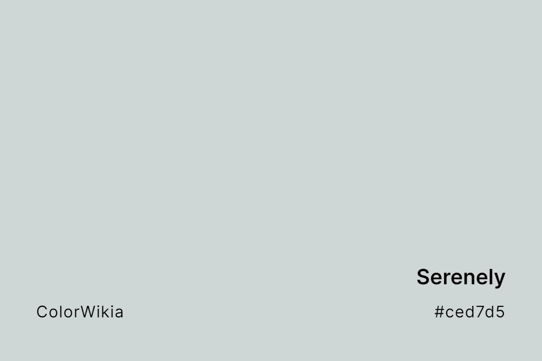 Serenely Color – #ced7d5: Codes and Complete Breakdown