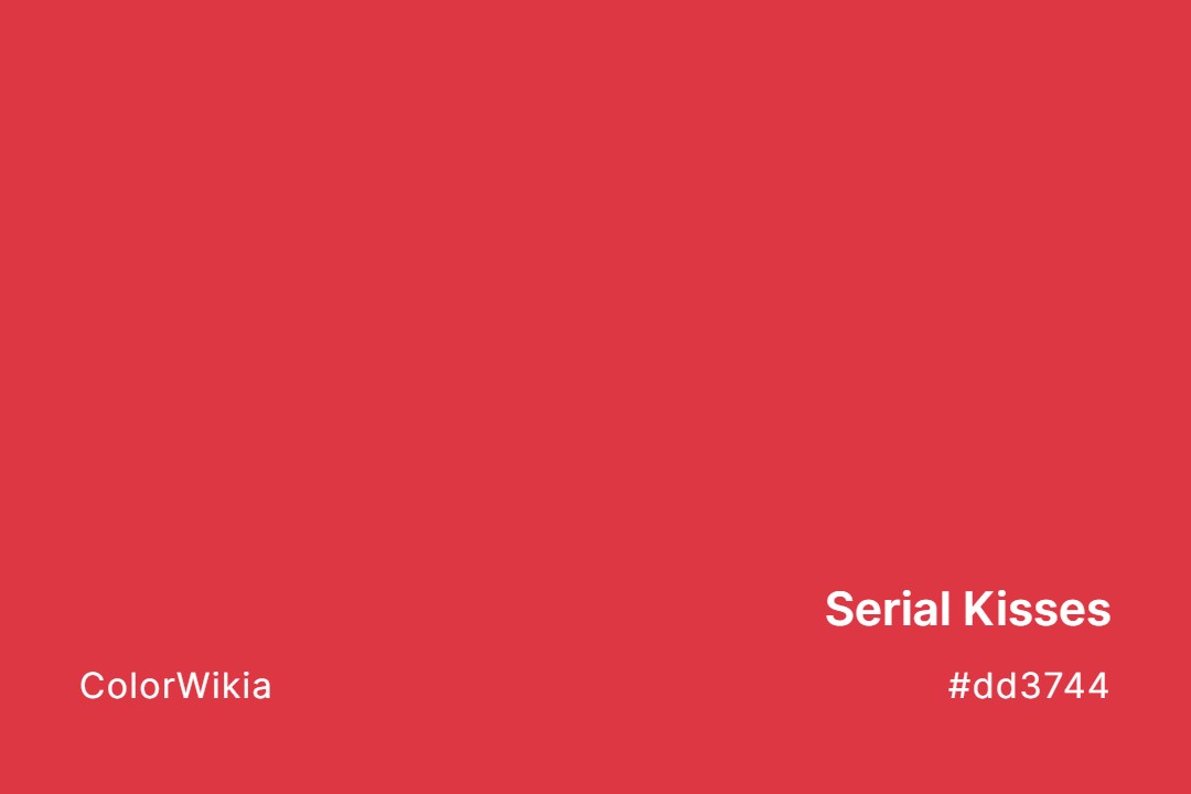serial kisses color dd3744