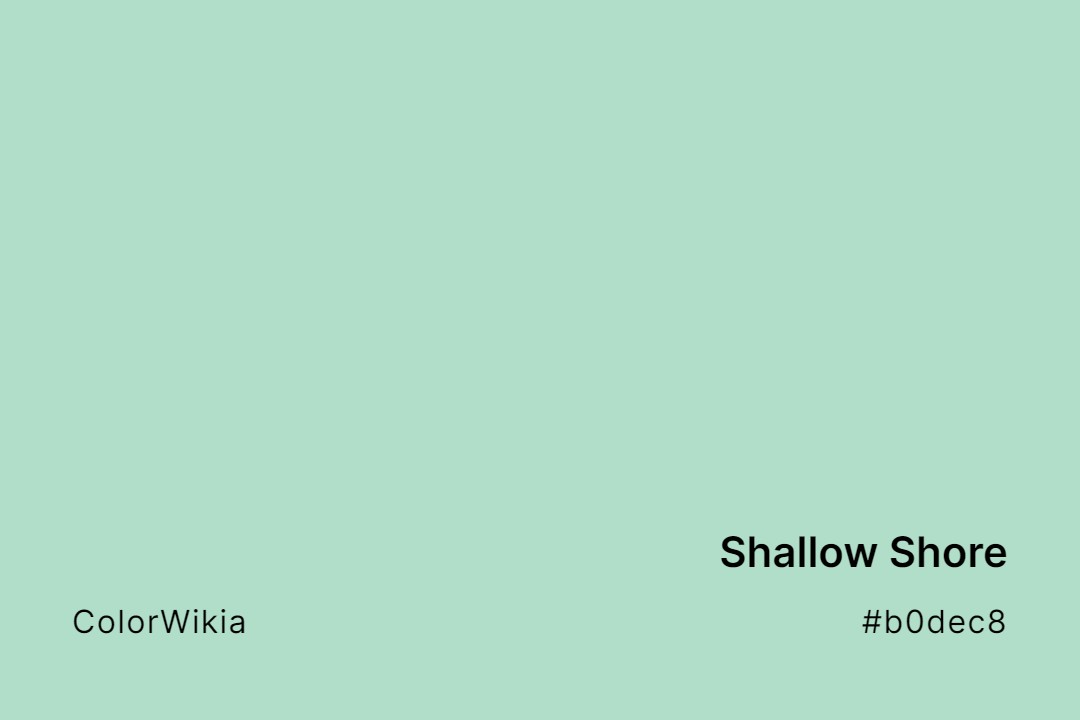 shallow shore color b0dec8