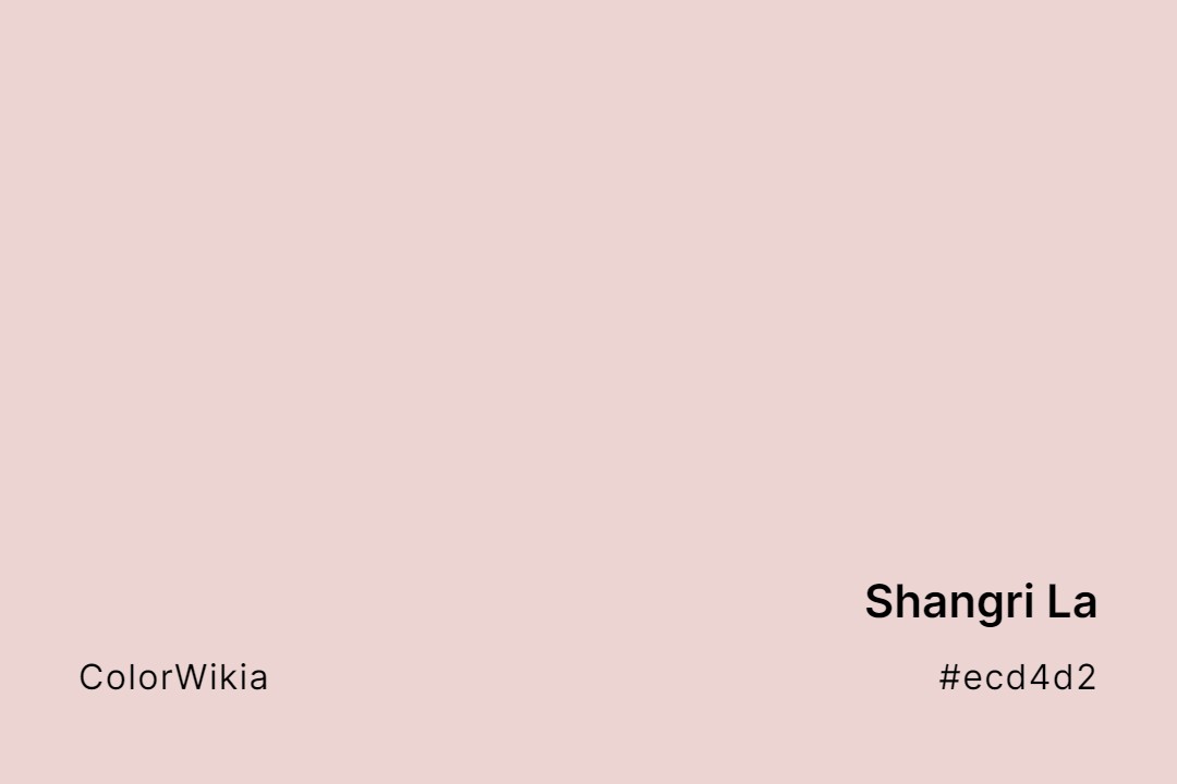 Shangri La Color – #ecd4d2: Codes and Complete Breakdown