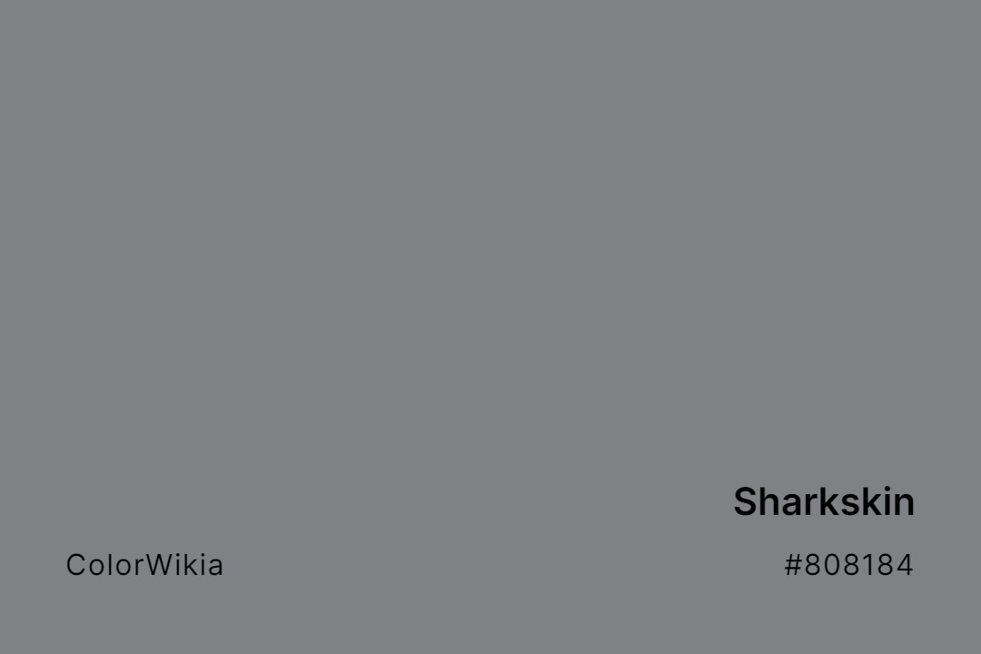 Sharkskin Color – #808184: Codes and Complete Breakdown
