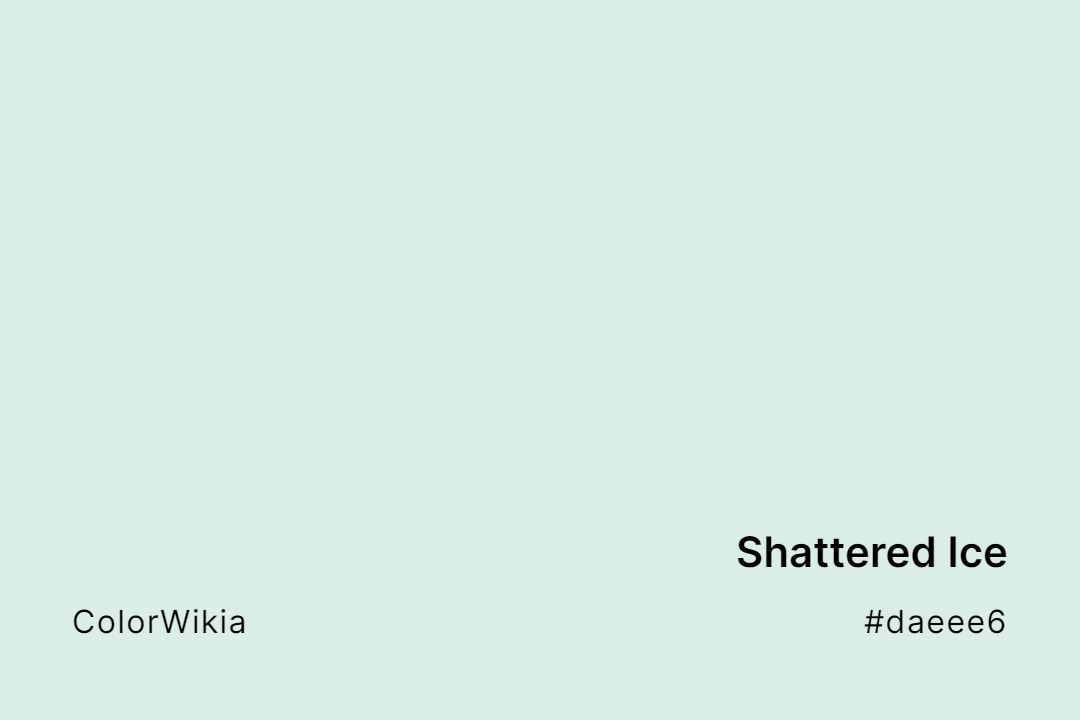 Shattered Ice Color – #daeee6: Codes and Complete Breakdown