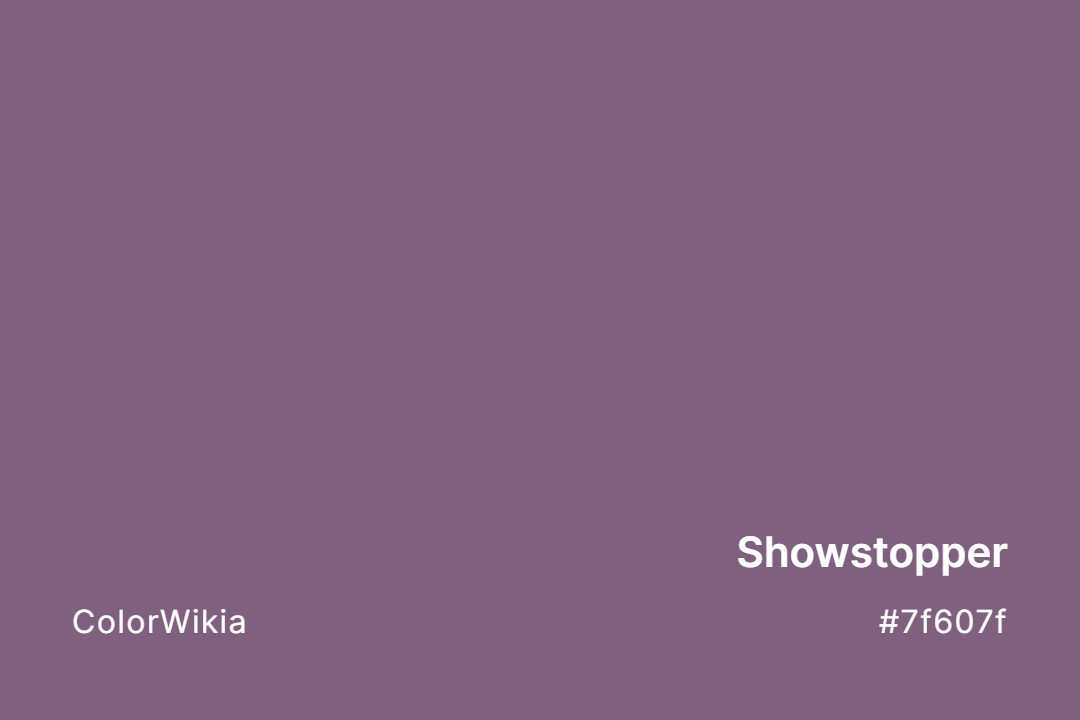 Showstopper Color – #7f607f: Codes and Complete Breakdown