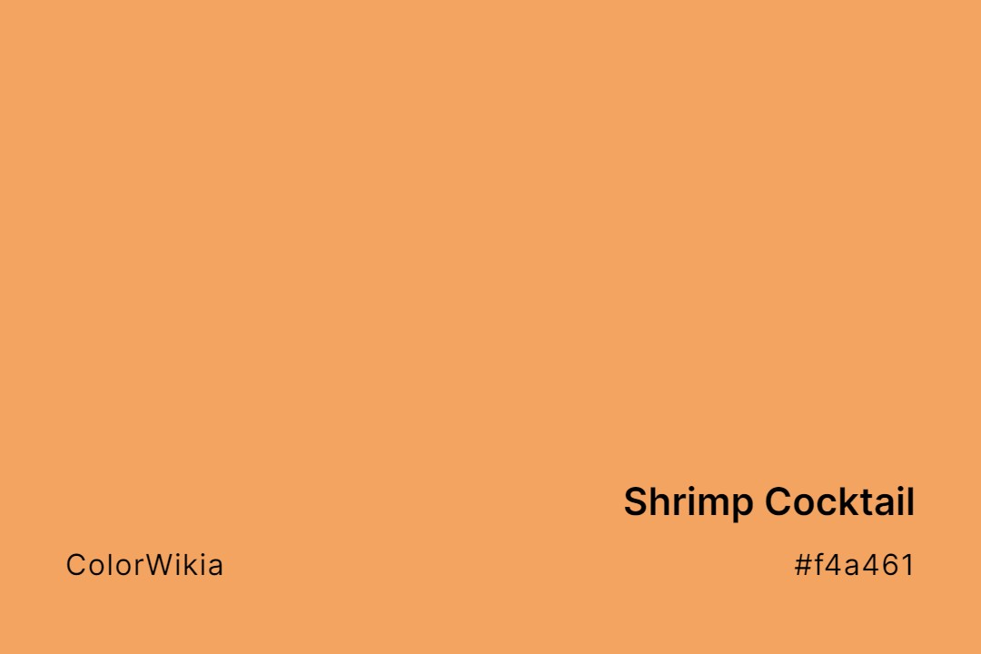 shrimp cocktail color f4a461