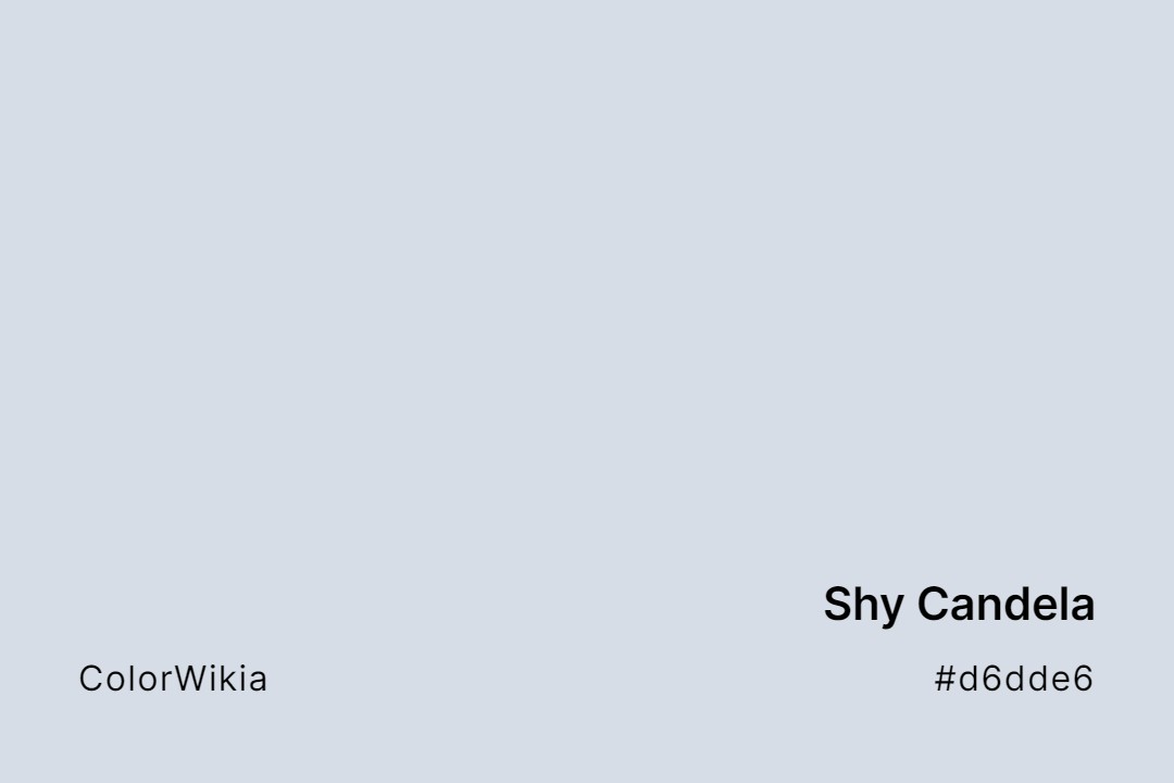 shy candela color d6dde6