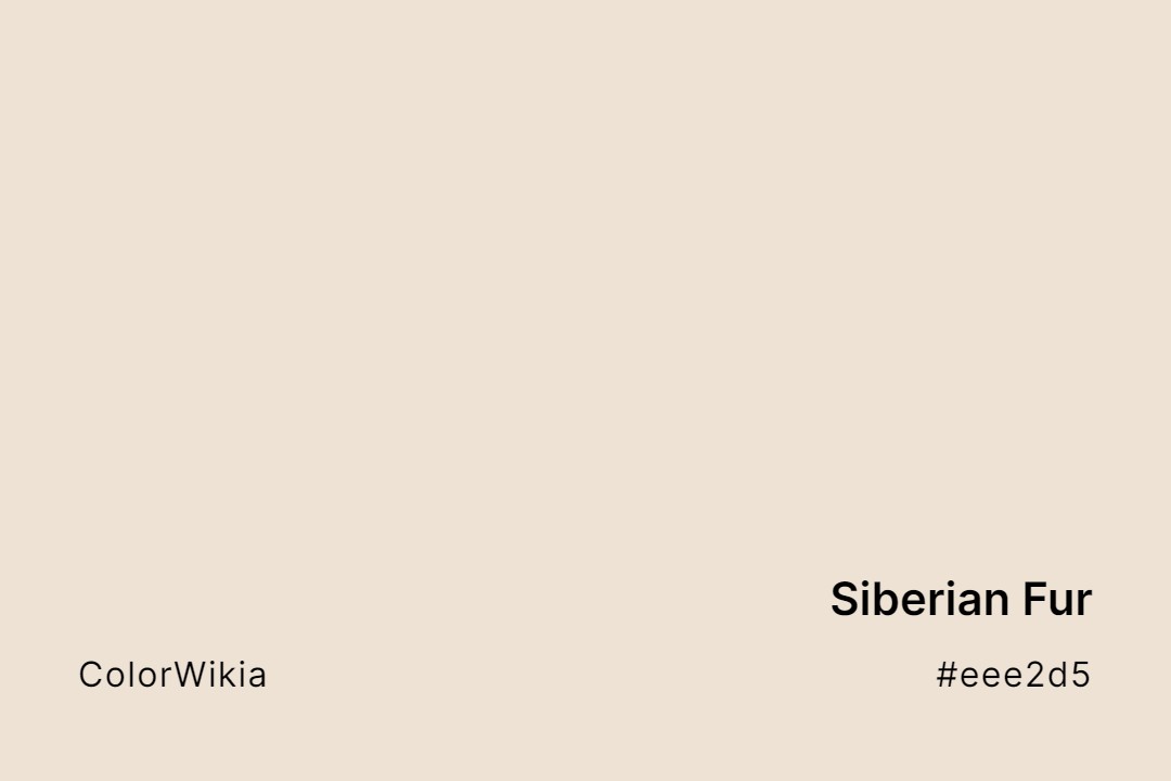 siberian fur color eee2d5
