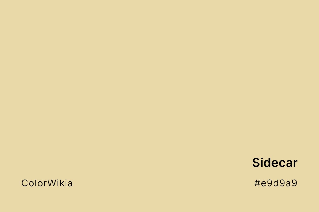 Sidecar Color – #e9d9a9: Codes and Complete Breakdown