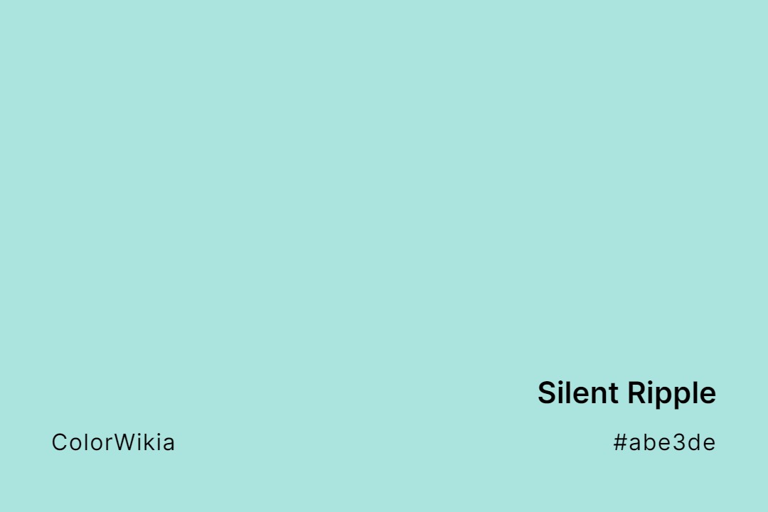 Silent Ripple Color – #abe3de: Codes and Complete Breakdown