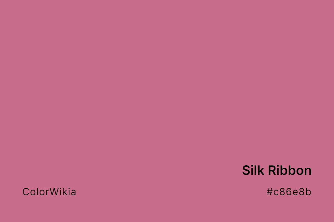 Silk Ribbon Color – #c86e8b: Codes and Complete Breakdown