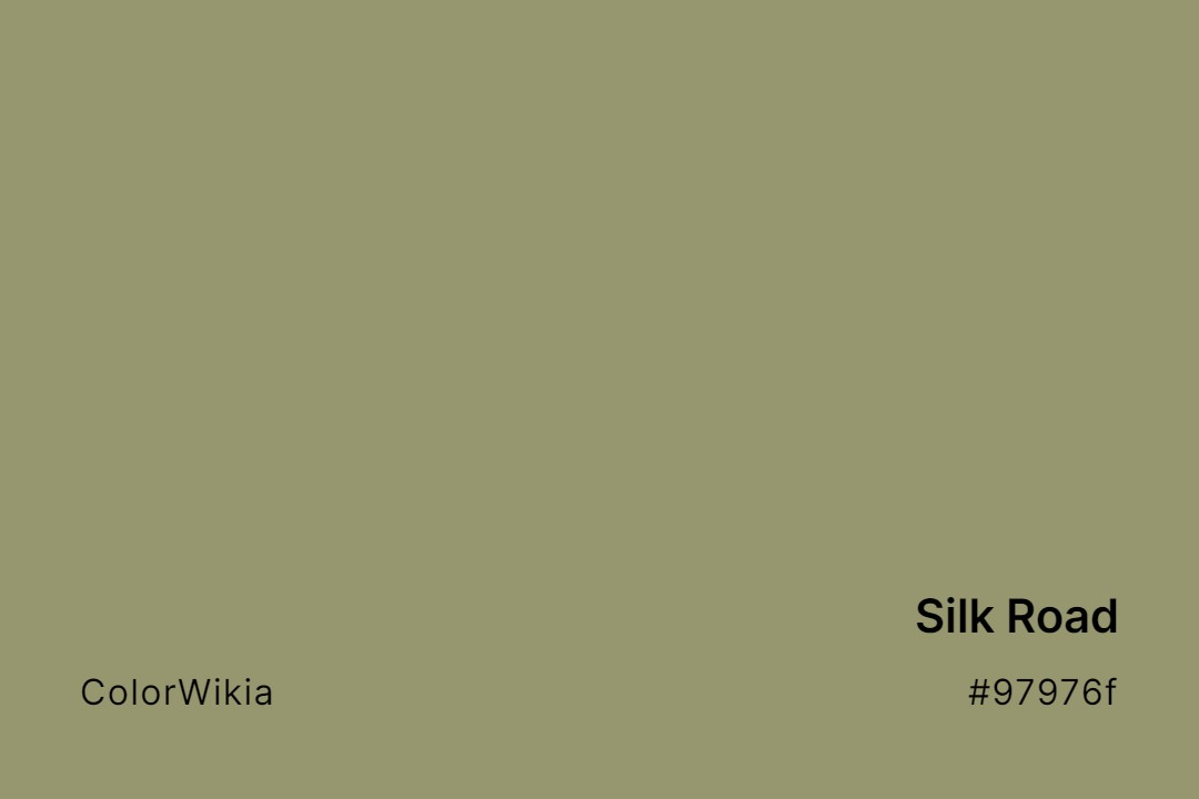 silk road color 97976f