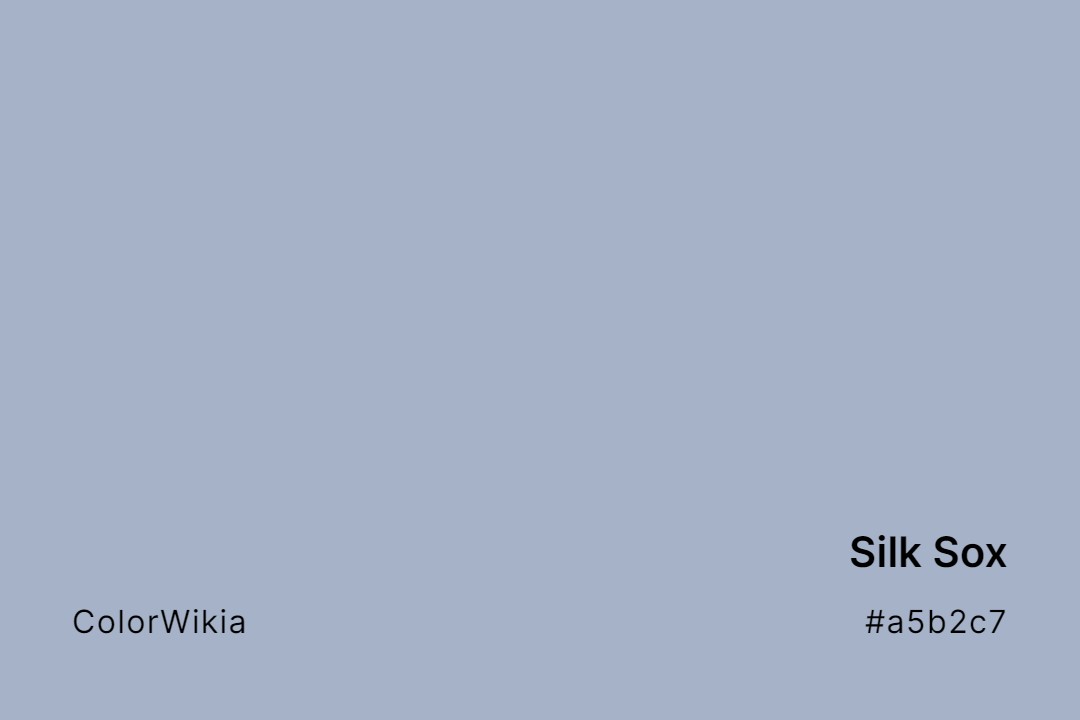 Silk Sox Color – #a5b2c7: Codes and Complete Breakdown