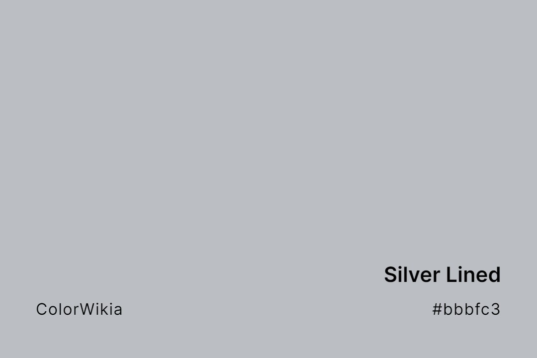 Silver Lined Color – #bbbfc3: Codes and Complete Breakdown
