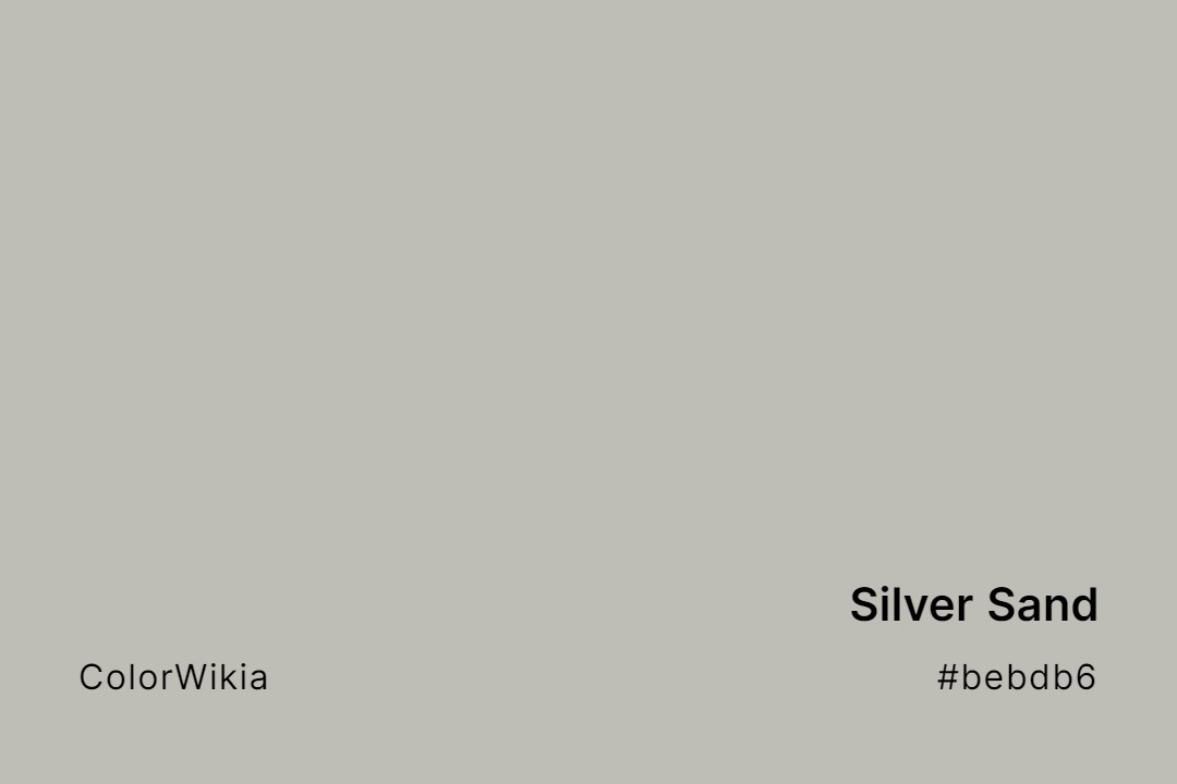 Silver Sand Color – #bebdb6: Codes and Complete Breakdown