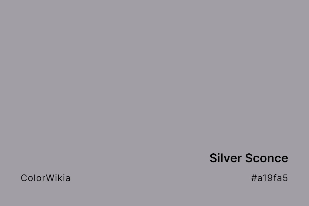 Silver Sconce Color – #a19fa5: Codes and Complete Breakdown