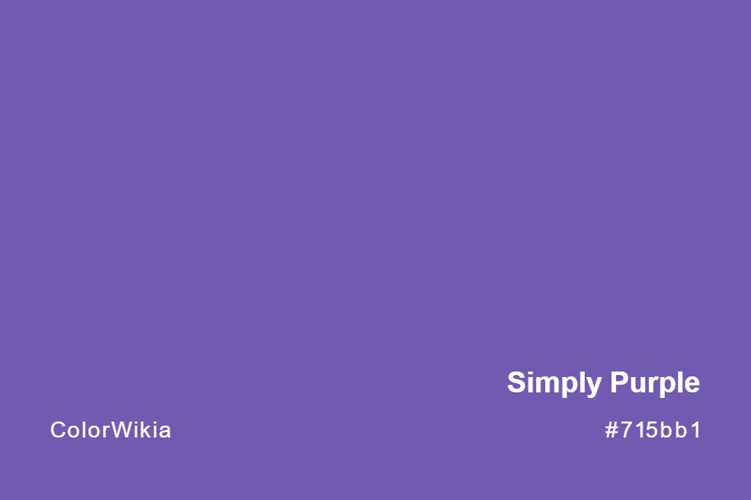Simply Purple Color – #715bb1: Codes and Complete Breakdown