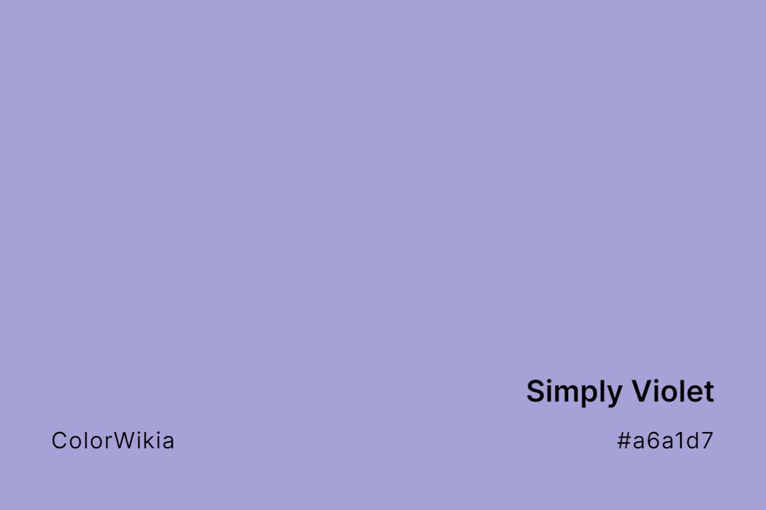 Simply Violet Color – #a6a1d7: Codes and Complete Breakdown